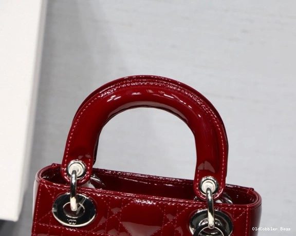 OldCobbler Bags Cow patent Mini Diro With leather Lady 0813